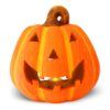 matches21 - Webshop Halloween Kuerbis Windlicht 19x20 cm Ton mit LED Licht Herbstdeko 100429 7 1 15