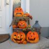 matches21 - Webshop Halloween Kuerbisse im Set mit suessen Gesichtern und Farben 110903 1 16