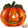 matches21 - Webshop Halloween Ton Kuerbis Windlicht Halloween Laterne 18x17 cm inkl LED Teelicht 111003 2 13