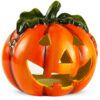 matches21 - Webshop Halloween Ton Kuerbis Windlicht Halloween Laterne 18x17 cm inkl LED Teelicht 111003 3 1 16