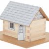 matches21 - Webshop Haus Holzbausatz Holz vorgefertigt Bausatz Bastelset fuer Kinder ab 8 Jahren 123921 1 5