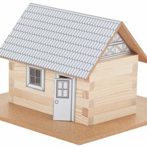 matches21 - Webshop Haus Holzbausatz Holz vorgefertigt Bausatz Bastelset fuer Kinder ab 8 Jahren 123921 1 14