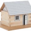 matches21 - Webshop Haus Holzbausatz Holz vorgefertigt Bausatz Bastelset fuer Kinder ab 8 Jahren 123921 2 1 7