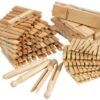 matches21 - Webshop Holz Waescheklammern 50 Stk Je 4 cm fuer Gesche 9 1 20