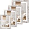 matches21 - Webshop Holzbilderrahmen Shabby Look Bilderrahmen Rahmen Holz weiss braun 1 Stk 4 Formate 123315 1 28