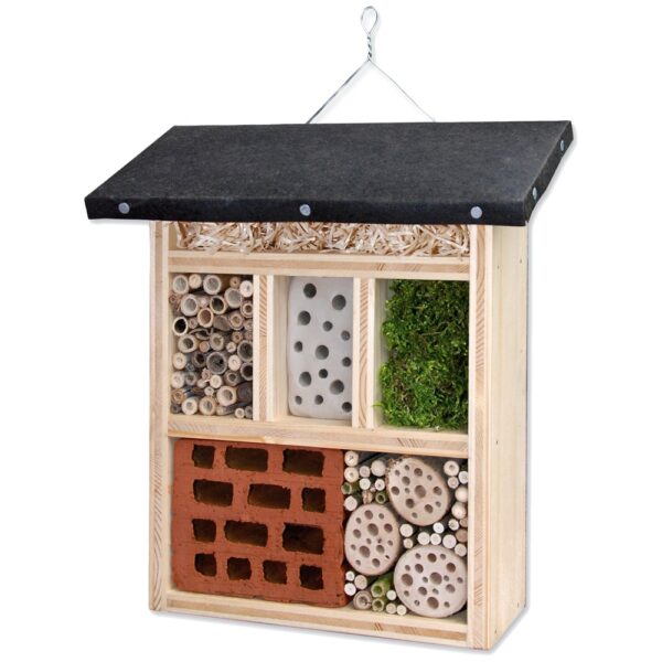 matches21 - Webshop Insektenhotel Nuetzlingshotel Bausatz Massiv Holz Kinder Werkset ab 12 Jahren 107493 1 1