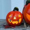 matches21 - Webshop Jack O Lantern Halloween Kuerbis Windlicht Herbstdeko Tonkuerbis Ton 1 Stk 10x12 cm 122170 13 1 12