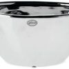 matches21 - Webshop Jardiniere Pflanzschale Blumentopf Silber Glanz oval 1 Stk 25x14 cm 116077 1 4