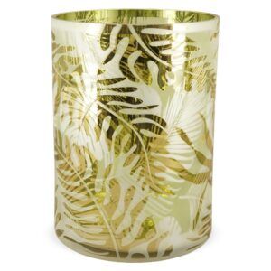 matches21 - Webshop Kerzenhalter Glas mit schoenen Monstera Muster Windlicht 2 Groessen 126457 4 1 14