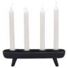 matches21 - Webshop Kerzenstaender fuer 4 Stabkerzen 2 Farben Adventskranz 27 5 cm 126673 1 11