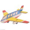 matches21 - Webshop Kinder Flugzeug Holz Bausatz Steckbausatz Bastelset 1 Stk ab 4 Jahren 111258 3 1 4