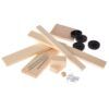 matches21 - Webshop Kipplaster Lastwagen 24x9x10 cm Holz Kinder Bausatz Werkset Bastelset ab 9 J 110542 1 1 6