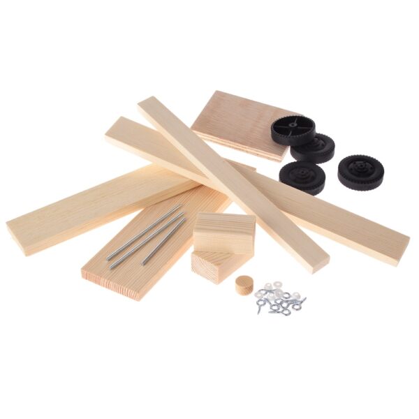 matches21 - Webshop Kipplaster Lastwagen 24x9x10 cm Holz Kinder Bausatz Werkset Bastelset ab 9 J 110542 1 1 3