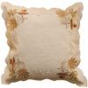 matches21 - Webshop Kissenbezug Kissenhuelle Herbst Lochstickerei und Blaetter beige bunt 1 Stk 40x40 cm 124152 1 3