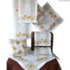 matches21 - Webshop Kissenbezug Kissenhuelle Sonnenblumen Streifen beige und Stick bunt 1 Stk 40x40 cm 124142 1 1 4