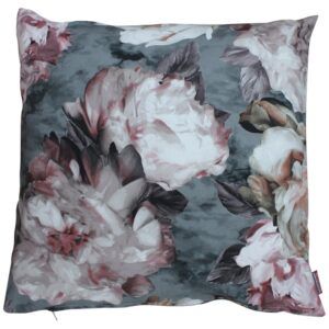 matches21 - Webshop Kissenhuelle HEDWIG Kissenbezug Rosen Druck grau bunt 40x40 cm 124843 1 8