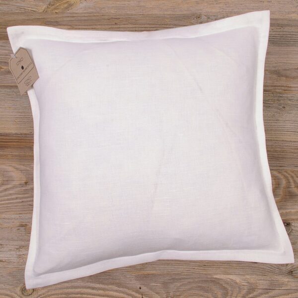 matches21 - Webshop Kissenhuelle Heimtextilien VIOLA Knoepfe uni ivory 40x40 cm Landhaus Baumwolle 1 Stk 121477 1 1