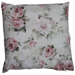 matches21 - Webshop Kissenhuelle KIRSTEN Kissenbezug Rosen Druck bunt 40x40 cm 124863 1 23