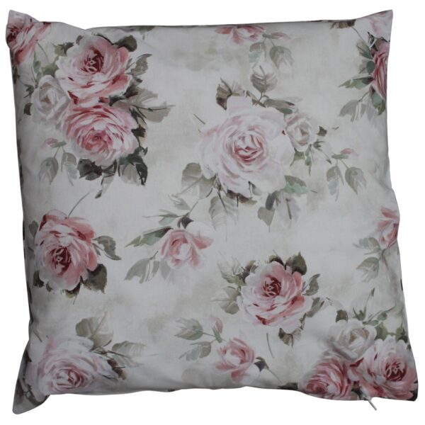 matches21 - Webshop Kissenhuelle KIRSTEN Kissenbezug Rosen Druck bunt 40x40 cm 124863 1 1