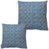 matches21 - Webshop Kissenhuellen HANNA Quadrat Druck blau viele Modelle 124917 1 10