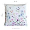 matches21 - Webshop Kissenhuellen Set mit Blumen Schmetterlinge 40x40 cm 127167 1 1 10