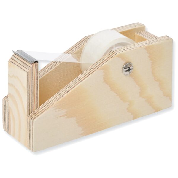 matches21 - Webshop Klebebandabroller Holz Bausatz Kinder Werkset Bastelset ab 11 Jahren 101151 5 1 1