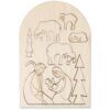 matches21 - Webshop Krippenspiel Steckbausatz Holz Stall Figuren und Schindeln fuer Kinder ab 5 Jahren 122727 2 1 7