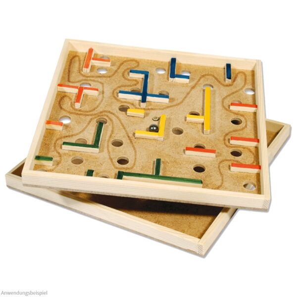 matches21 - Webshop Kugellabyrinth mit Drehpunkt Holz Bausatz Kinder Werkset Bastelset ab 10 Jahren 100936 3 1 1