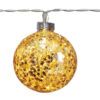 matches21 - Webshop LED Minilichterketten Kugeln und Glitzersterne transparent 190 cm in 2 Farben 119965 3 1 18