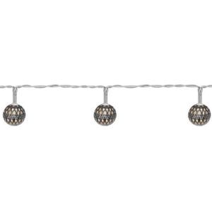 matches21 - Webshop LED Minilichterketten Metallbaelle Batterie Schalter 1 Stk 90 cm in 3 Farben 122824 1 1 6