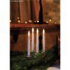 matches21 - Webshop LED Schaftkerzen Stabkerzen 4 Stk Kunststoff Flackereffekt warmweiss a 15 cm 114945 1 1 4