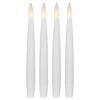 matches21 - Webshop LED Schaftkerzen Stabkerzen 4 Stk Kunststoff Flackereffekt warmweiss a 15 cm 114945 2 1 3