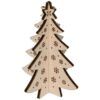 matches21 - Webshop LED Tannenbaum Holz Schneeflockendetails Fensterdeko Tischdeko 1 Stk 20x28 cm 122760 1 1 3