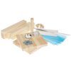 matches21 - Webshop Laterne Sturmleuchte 15x15x30 cm Holz Kinder Bausatz Werkset Bastelset ab 12 J 105445 2 1 6