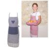 matches21 - Webshop Latzschuerzen Kinder Schuerzen Landhaus Premium LINA Herz und Tasche 60x40 2 Farben 118246 2 1 19