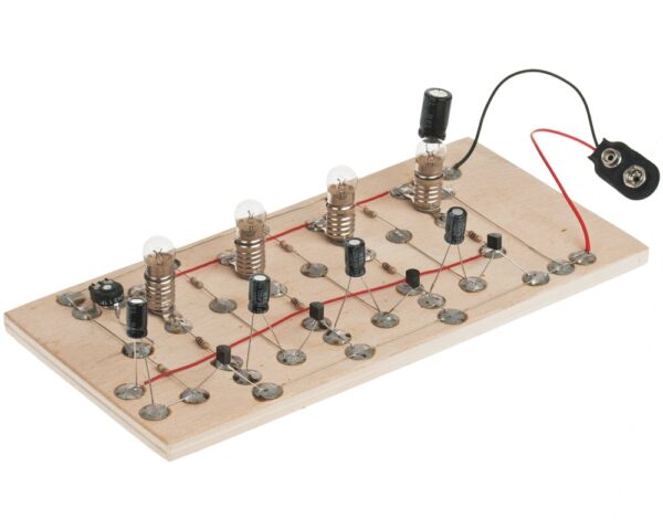 matches21 - Webshop Lauflicht steuerbar Bausatz ohne Platine f Kinder Werkset Bastelset ab 12 J 105472 1 2