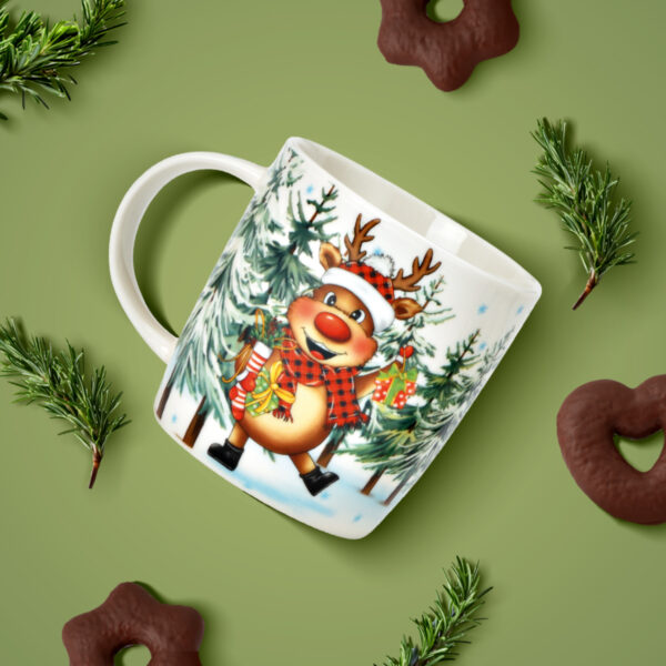 matches21 - Webshop Lustige Tassen Sets Weihnachtsmann Schneemann Rentier Weihnachtstasse 126864 5 1 34