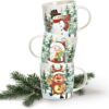 matches21 - Webshop Lustige Tassen Sets Weihnachtsmann Schneemann Rentier Weihnachtstasse 126864 7 1 50