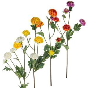 matches21 - Webshop Mini Chrysanthemen kuenstlich Deko Blumen Kunstblumen Herbst Blueten 1 Stk 4 Farben 124221 1 37