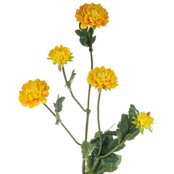 matches21 - Webshop Mini Chrysanthemen kuenstlich Deko Blumen Kunstblumen Herbst Blueten 1 Stk 4 Farben 124221 5 1 24