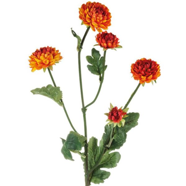 matches21 - Webshop Mini Chrysanthemen kuenstlich Deko Blumen Kunstblumen Herbst Blueten 1 Stk 4 Farben 124221 7 1 26