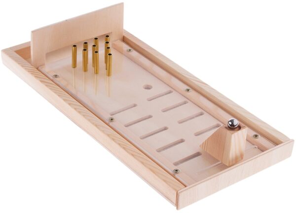 matches21 - Webshop Mini Pocket Kegelbahn Bausatz f Kinder Werkset Bastelset ab 12 Jahren 102893 2 1 3