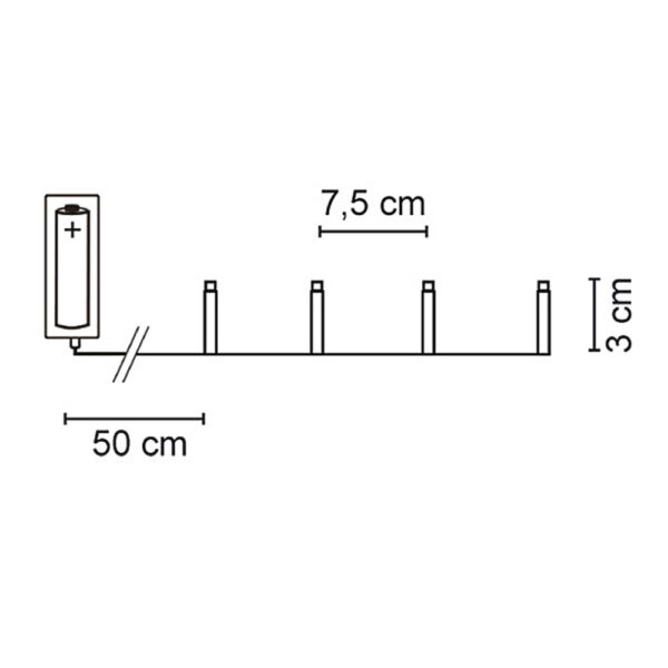 matches21 - Webshop Minilichterketten LEDs warmweiss IP44 Aussen Batterie Timer 1 Stk in 4 Groessen 122841 2 1 8