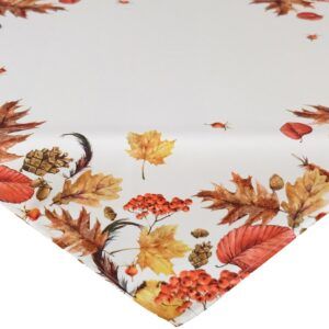 matches21 - Webshop Mitteldecke Tischdecke Druck bunt Blaetter Herbstlaub Tischwaesche 110x110 cm 121253 1 24