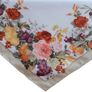 matches21 - Webshop Mitteldecke Tischdecke herbstliche Rosen Druck bunt Tischwaesche 110x110 cm 121245 1 10