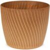 matches21 - Webshop Moderne Blumentoepfe gerillt runde uebertoepfe in 2 Farben 26 cm 126537 5 1 14