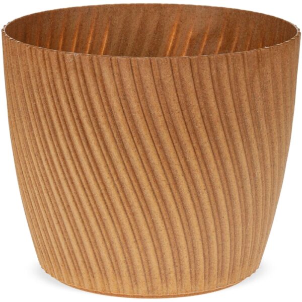 matches21 - Webshop Moderne Blumentoepfe gerillt runde uebertoepfe in 2 Farben 26 cm 126537 5 1 10