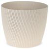 matches21 - Webshop Moderne Blumentoepfe gerillt runde uebertoepfe in 2 Farben 26 cm 126537 6 1 15