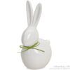 matches21 - Webshop Moderne Hasen Deko Figur Osterhase 1 Stk weiss gruen Keramik 17 25 cm 111446 3 1 7