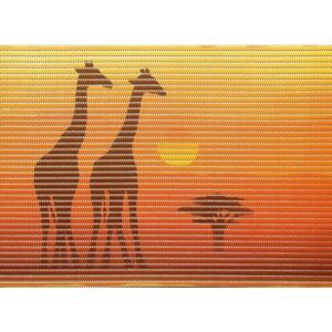 matches21 - Webshop Motivmatte NOVA SKY Badmatte AFRIKA waschbar Polyester orange 1 Stk 48x80 cm 123045 1 13